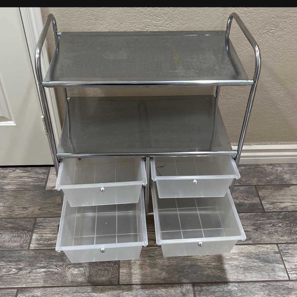 Rolling Storage Cart - Picture 2 of 2
